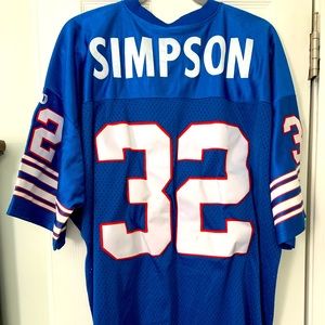Buffalo Bills #32 O. J. Simpson Mens Royal Vintage